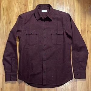 Men’s Taylor Stitch Yosemite Shirt in Nutmeg Donegal, Medium